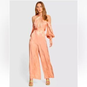 Alice McCall 100% viscose cold shoulder jumpsuit, US6